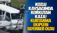 Kozlu Kavşağında Korkutan Kaza! Kurtarma Ekipleri Seferber Oldu