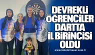 Devrekli öğrenciler dartta il birincisi oldu