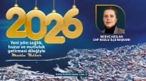 Merve Arslan yeni yılı kutladı
