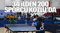 34 ilden 200 sporcu Kozlu’da