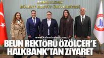 BEUN Rektörü Özölçer’e Halkbank’tan Ziyaret