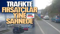 Trafikte fırsatçılar yine sahnede