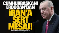 ERDOĞAN'DAN DÜŞÜRÜLEN FÜZEYLE İLGİLİ İLK AÇIKLAMA