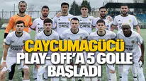 Çaycumagücü Play-Off’a 5 Golle Başladı