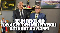 BEUN Rektörü Özölçer’den Milletvekili Bozkurt’a Ziyaret