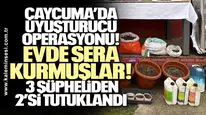 Çaycuma’da Uyuşturucu Operasyonu: Evde Sera Kurmuşlar