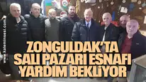 Zonguldak’ta Salı Pazarı Esnafı Yardım Bekliyor