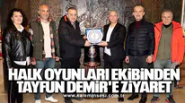 Halk oyunları ekibinden Demir'e ziyaret