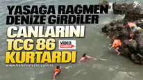 Zonguldak’ta Can Pazarı! TCG 86 Sahil Güvenlik 4 Kişiyi Kurtardı
