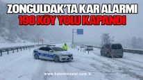 Zonguldak’ta Kar Alarmı: 198 Köy Yolu Kapandı