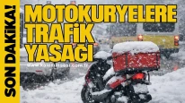 Zonguldak’ta motokuryelere 1 gün trafik yasağı