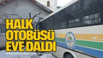 Halk Otobüsü Eve Daldı!