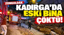 BİNA ÇÖKTÜ, ENKAZDA KALANLAR VAR