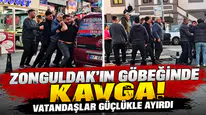 Zonguldak’ın Göbeğinde Kavga! Vatandaşlar Güçlükle Ayırdı