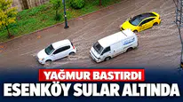 Zonguldak’ta Sağanak Hayatı Felç Etti! Araçlar Yollarda Mahsur Kaldı