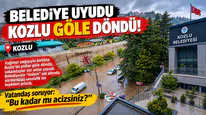 BELEDİYE UYUDU, MAZGAL KAPANDI SULAR ALTINDA KALDI