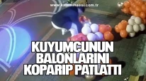Kuyumcunun Balonlarını Koparıp Patlattı