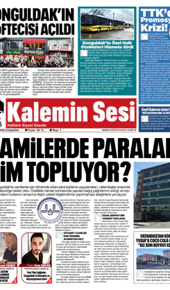 31 ARALIK 2025 ÇARŞAMBA KALEMİN SESİ GAZETESİ