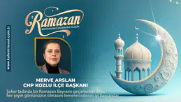 Merve Arslan Ramazan bayramını kutladı