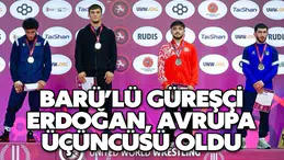 BARÜ’lü güreşçi Erdoğan, Avrupa üçüncüsü oldu
