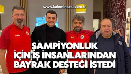 Ereğli Belediyespor, şampiyonluk için iş insanlarından bayrak desteği istedi
