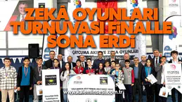 Zekâ Oyunları Turnuvası finalle sona erdi