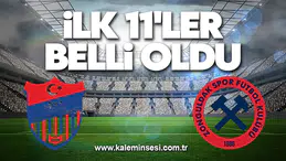Niğde Belediyespor - Zonguldakspor FK ilk 11'leri belli oldu