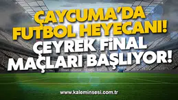 Çaycuma’da Futbol Heyecanı: Çeyrek Final Maçları Başlıyor!