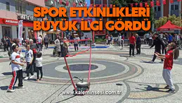 Spor etkinlikleri büyük ilgi gördü
