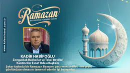 Kadir Habiboğlu Ramazan bayramını kutladı