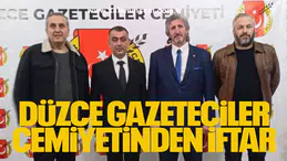 DÜZCE GAZETECİLER CEMİYETİNDEN İFTAR