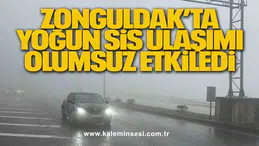 Zonguldak’ta Yoğun Sis Ulaşımı Olumsuz Etkiledi