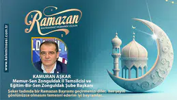 Kamuran Aşkar Ramazan bayramını kutladı