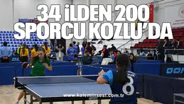34 ilden 200 sporcu Kozlu’da