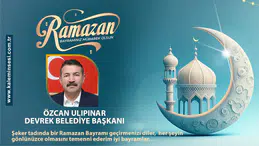 Özcan Ulupınar Ramazan bayramını kutladı