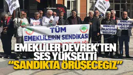 EMEKLİLER DEVREK’TEN SES YÜKSELTTİ: “SANDIKTA GÖRÜŞECEĞİZ”