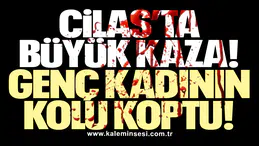 Cilas’ta büyük kaza! genç kadının kolu koptu!