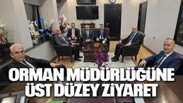 ORMAN MÜDÜRLÜĞÜNE ÜST DÜZEY ZİYARET