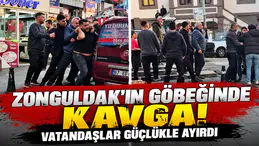 Zonguldak’ın Göbeğinde Kavga! Vatandaşlar Güçlükle Ayırdı