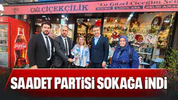 SAADET PARTİSİ SOKAĞA İNDİ