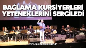 Bağlama Kursiyerleri Yeteneklerini Sergiledi