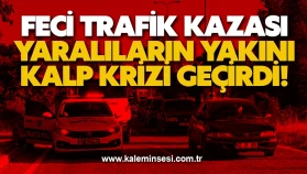 Çaycuma'da feci trafik kazası yaralıların yakını kalp krizi geçirdi!