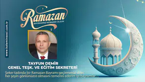 Tayfun Demir Ramazan bayramını kutladı