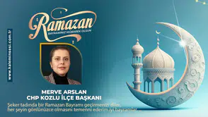 Merve Arslan Ramazan bayramını kutladı