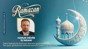 Harun Demı̇r Ramazan bayramını kutladı