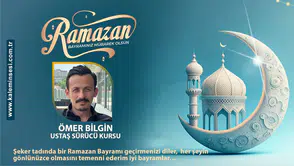 Ömer Bilgin Ramazan bayramını kutladı