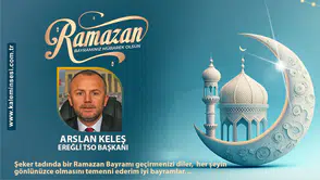 Arslan Keleş Ramazan bayramını kutladı