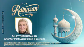 Dilay Yurdumakan Ramazan bayramını kutladı