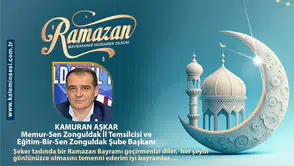 Kamuran Aşkar Ramazan bayramını kutladı