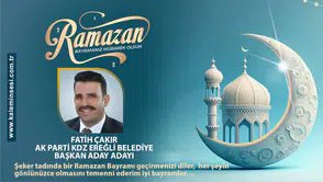 Fatih Çakır Ramazan bayramını kutladı